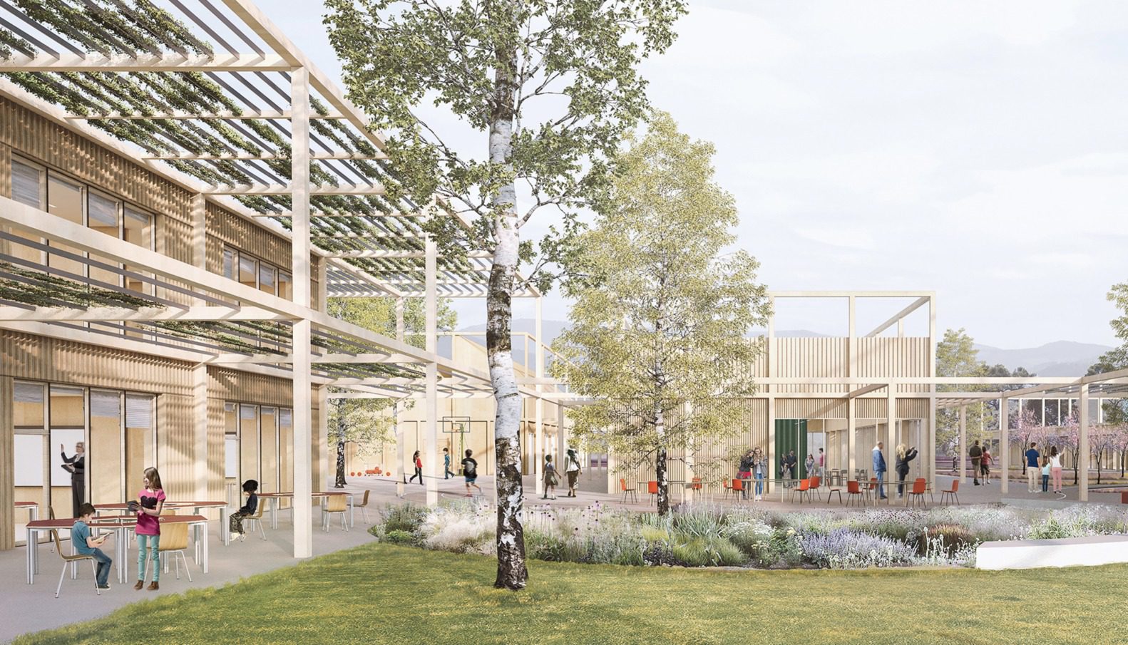 Polo scolastico di Sassa su Archdaily