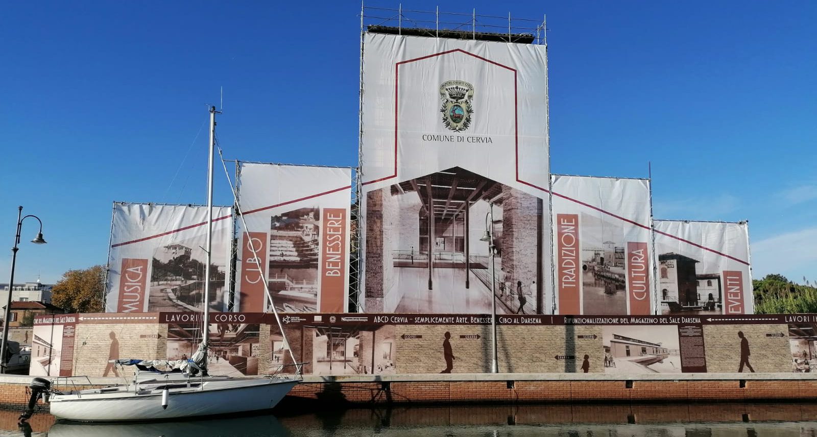 Continuano i lavori per i “Magazzini del Sale – Darsena” di Cervia