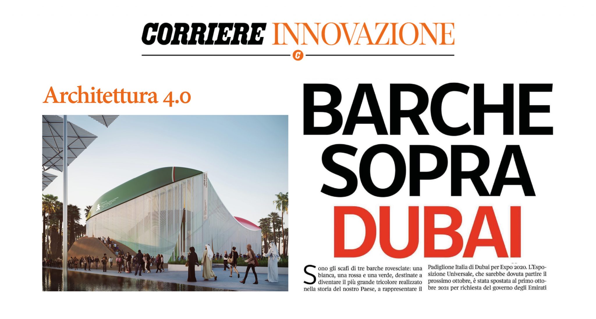 Corriere innovazione | BARCHE SOPRA DUBAI