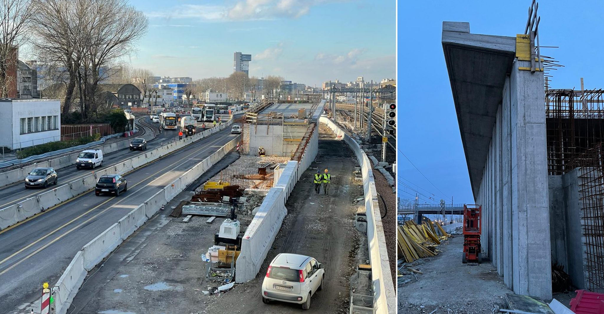 Work in progress per il cantiere della Prima zona industriale di Porto Marghera (VE)