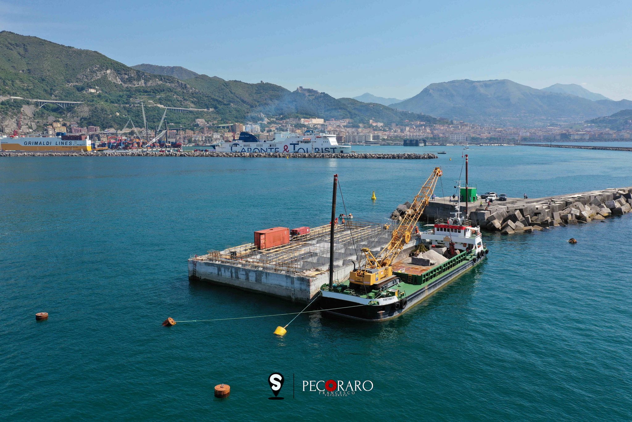 I mega cassoni più grandi d’Italia per il Porto di Salerno