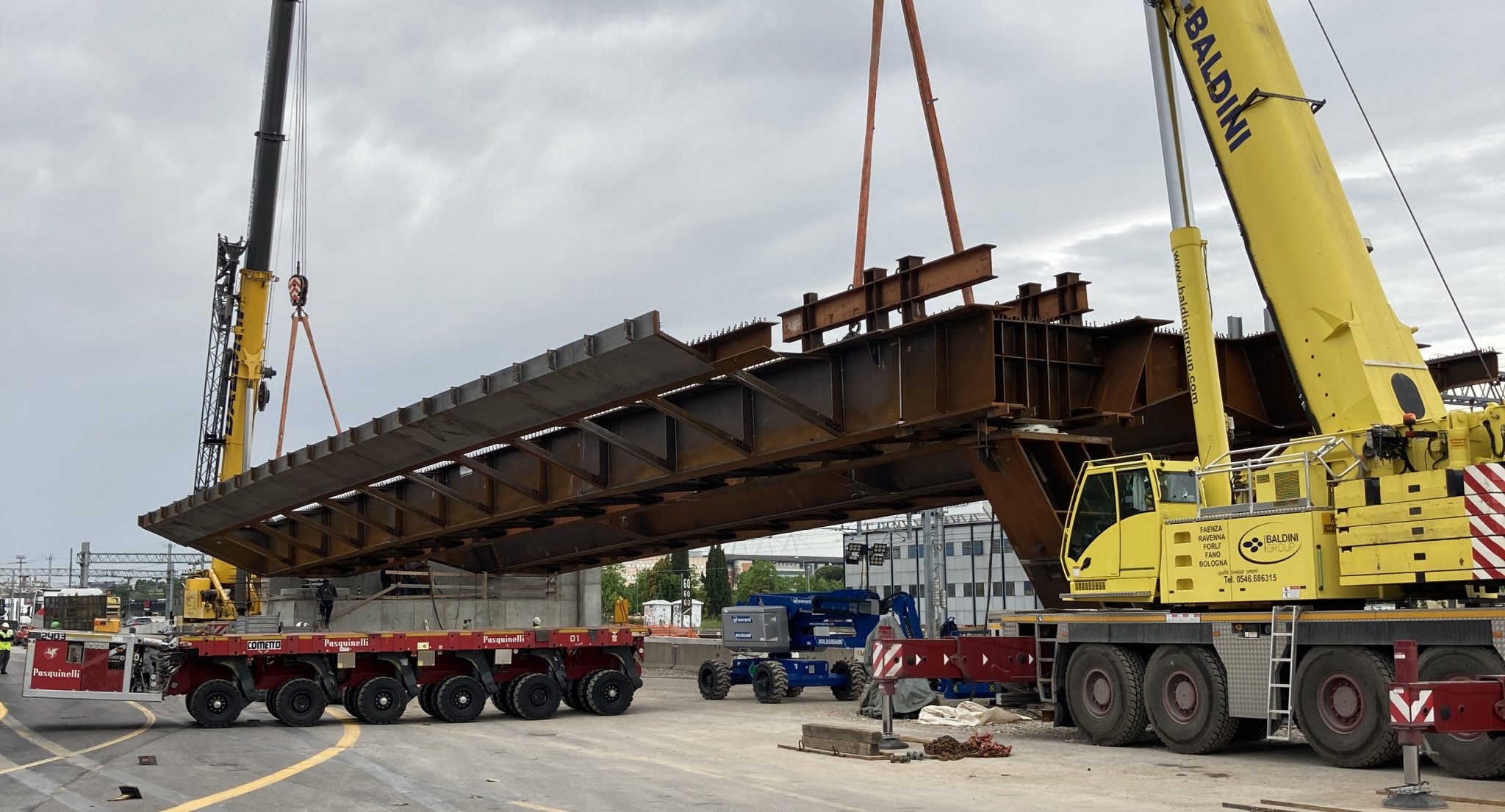 Fifth launching completed for the new access road to the First Industrial Zone of Porto Marghera (VE)