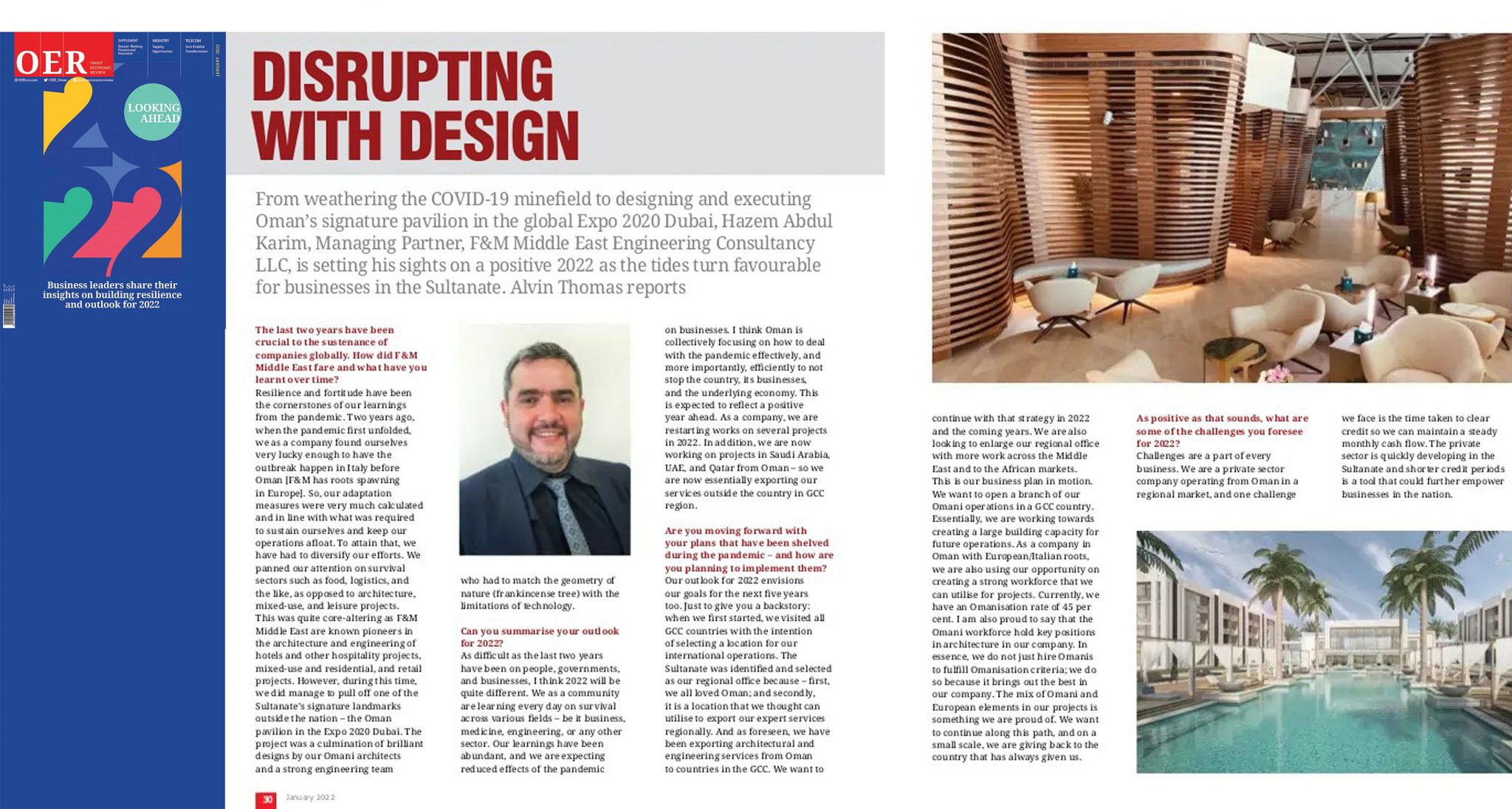 I business manager omaniti condividono le loro prospettive per il 2022 – Un’intervista di F&M Middle East su OER: Oman Economic Review