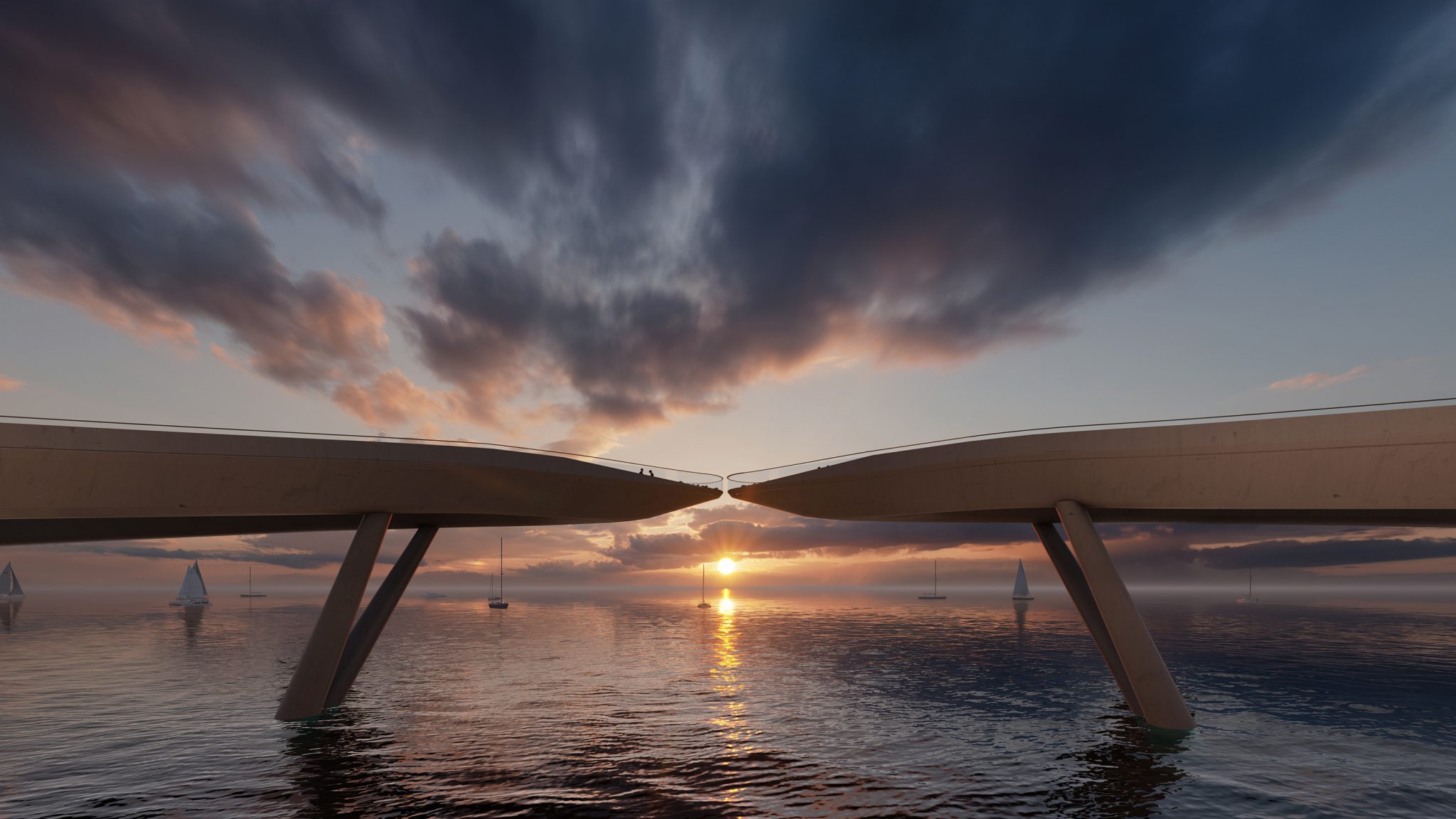 Il servizio del Tg1 su “Kiss Bridge: Il ponte del bacio” – Marco Casamonti & Partners / Archea Associati con F&M Ingegneria.