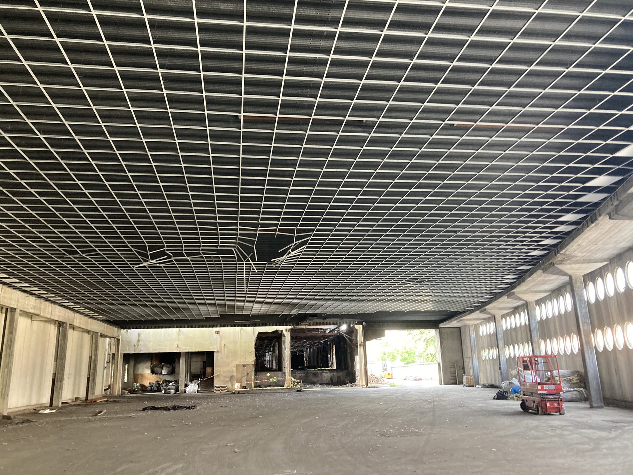 Demolition work officially started on the former Dormisch factory