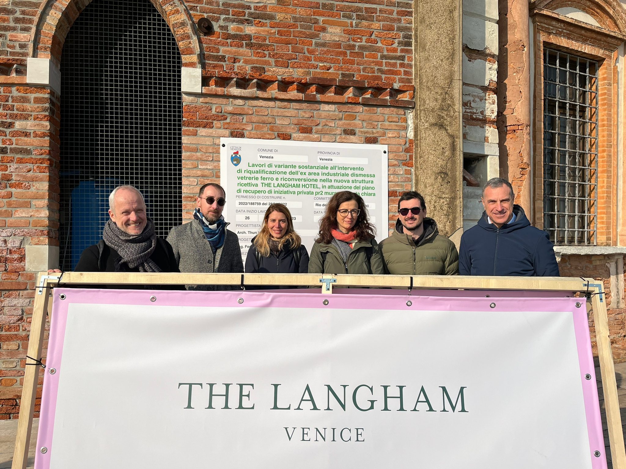 Apertura del Cantiere del nuovo Langham Hotel Venezia