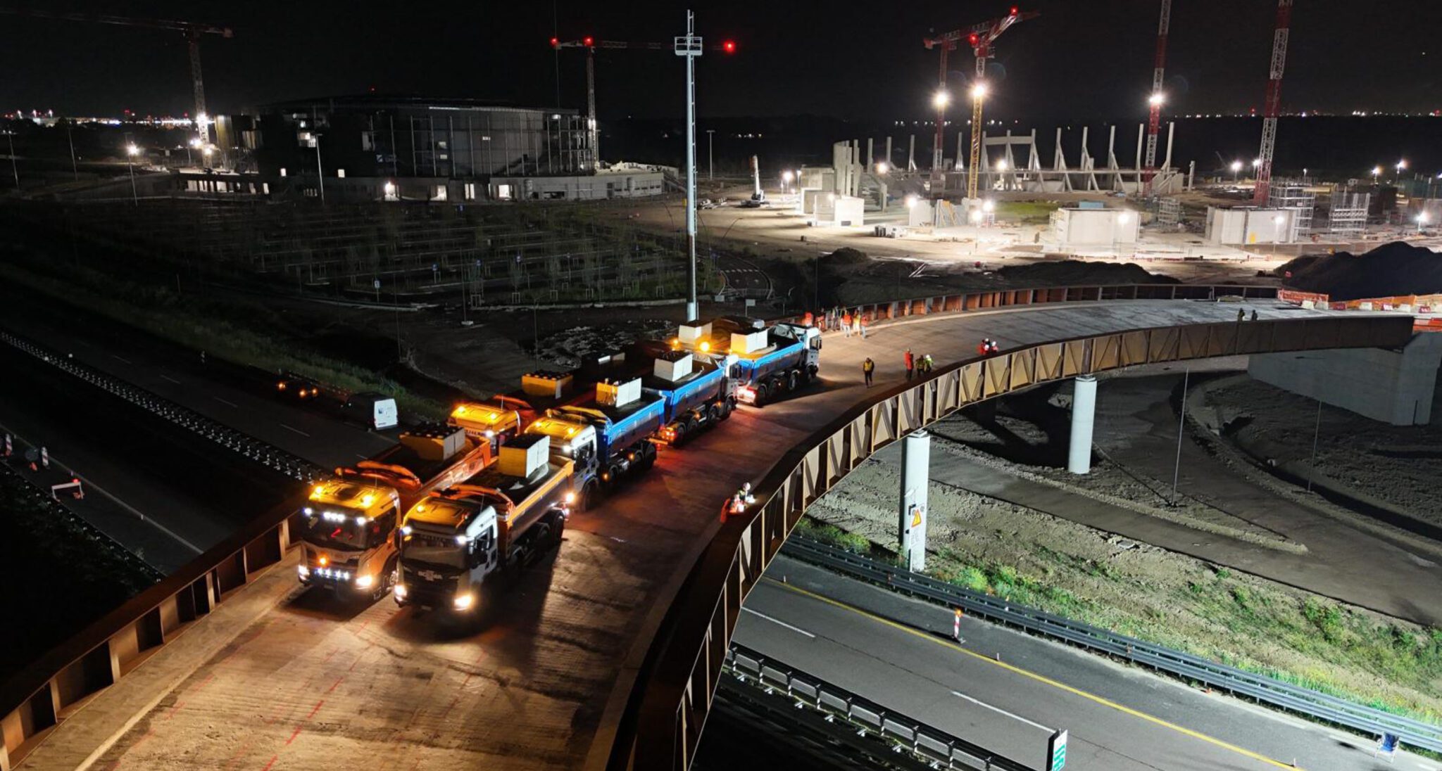 Il nuovo viadotto del Bosco dello Sport di Venezia ha completato con successo le prove di carico statiche.
