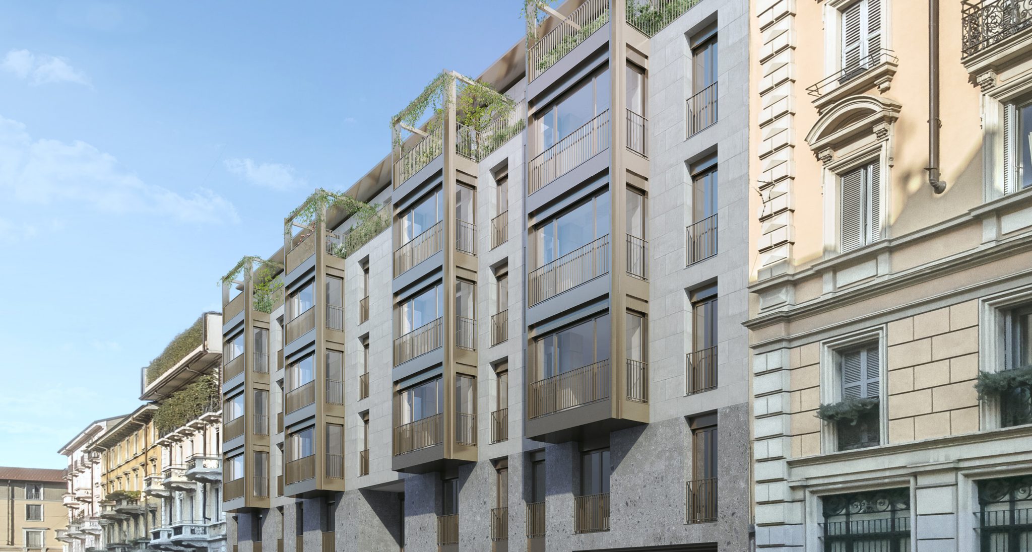 Refurbishment of new residential building in Kramer, Milan