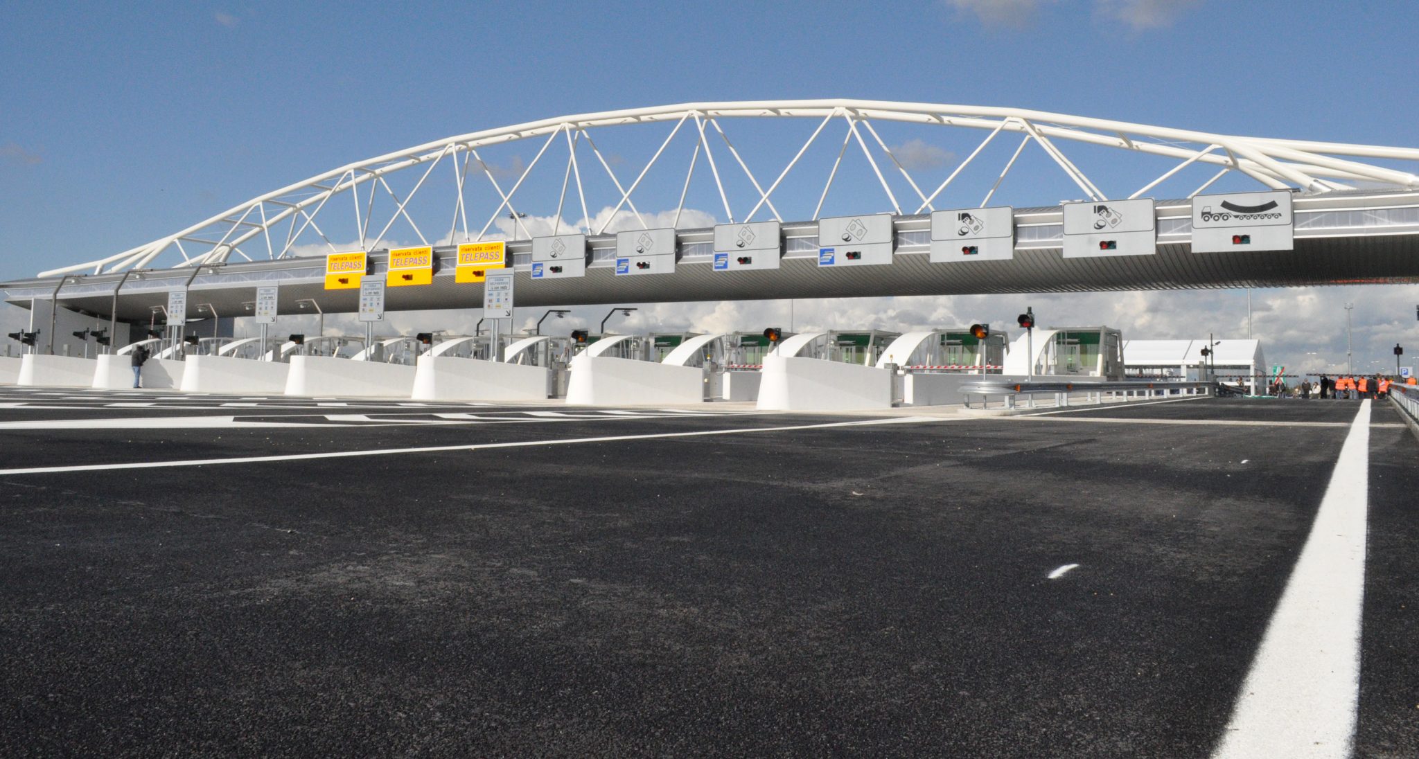 New Highway Tollgate in Meolo