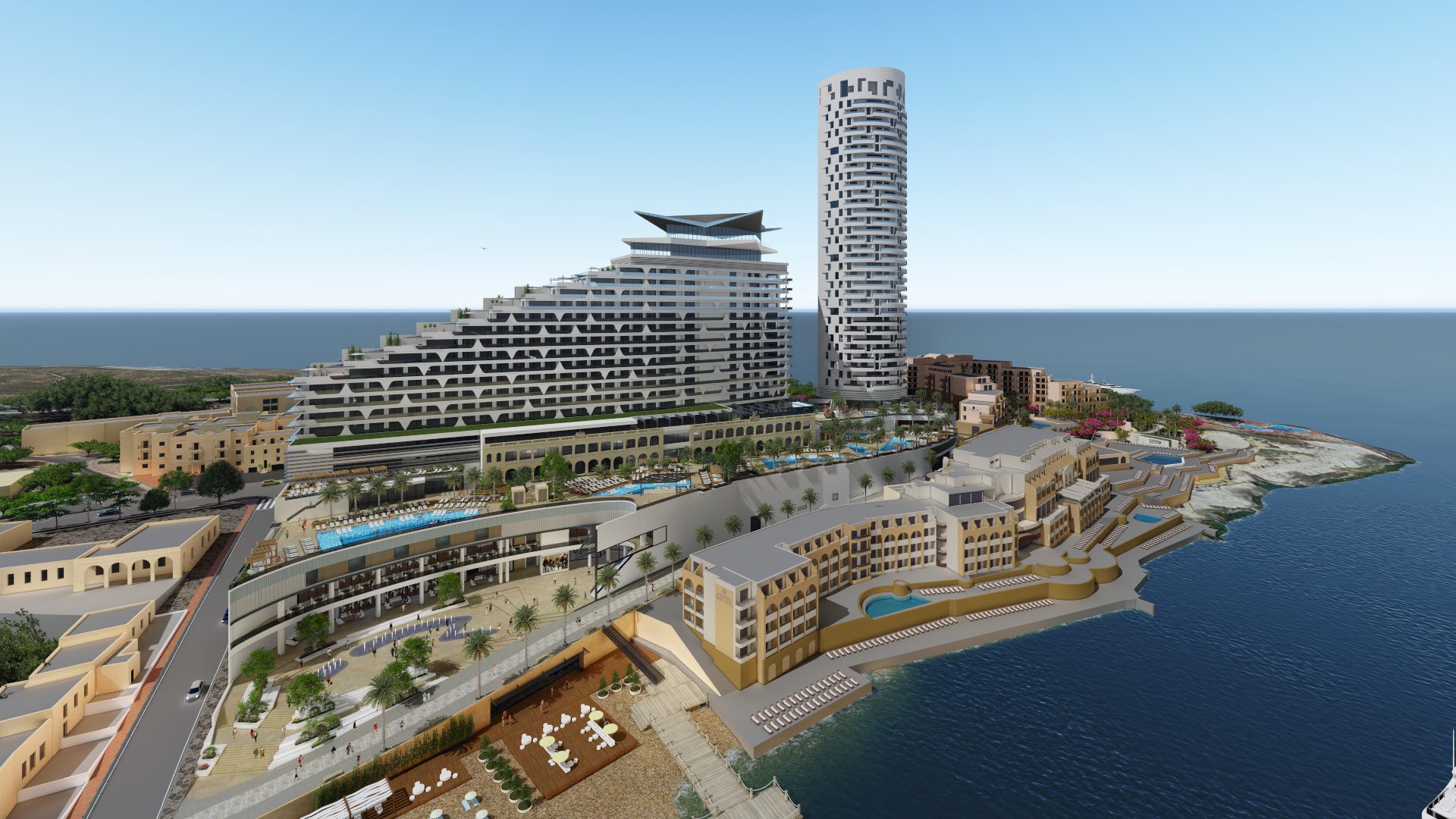 New complex “City Center” and Hard Rock Hotel