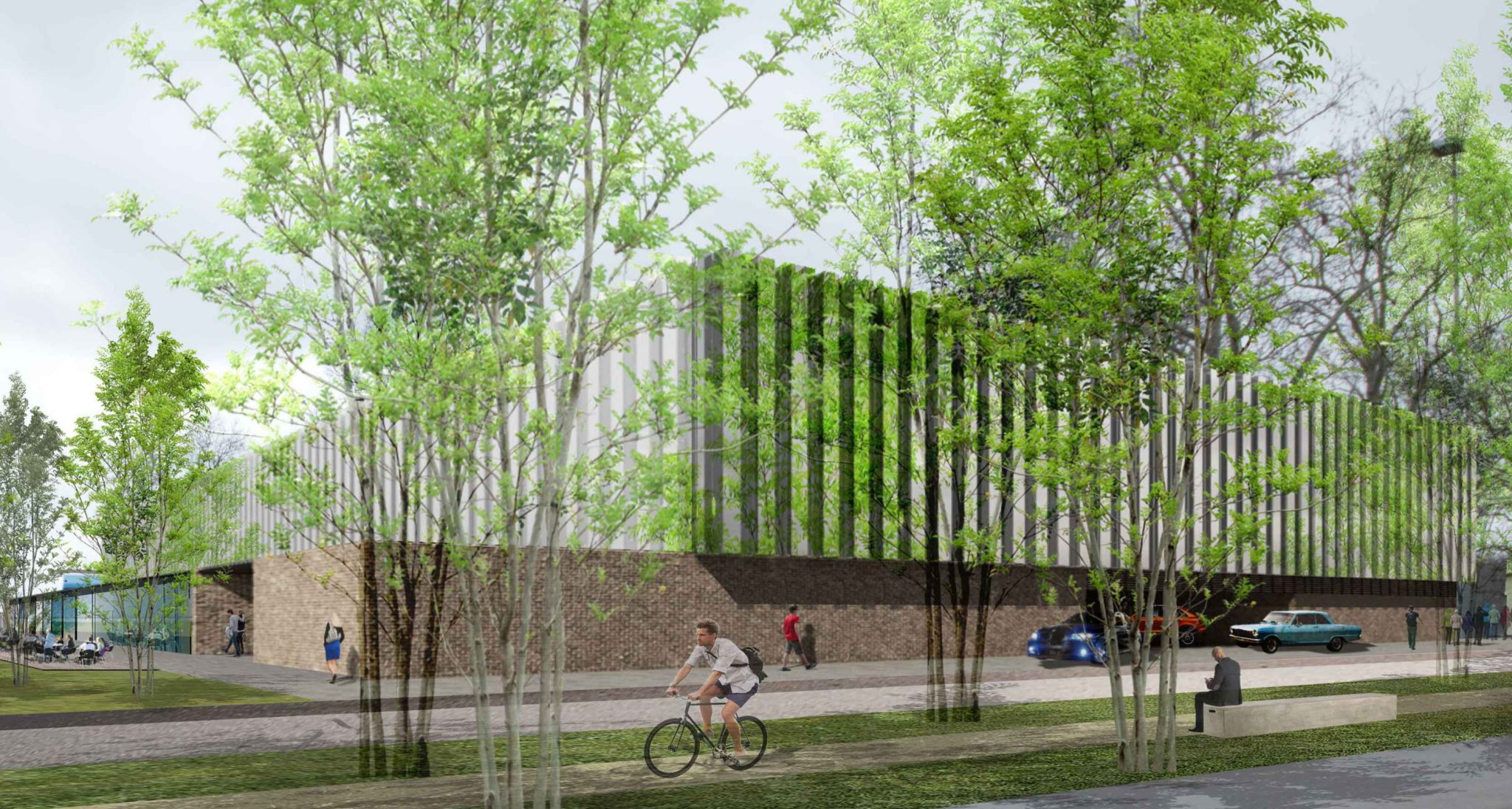 New multilevel parking in the former “MOF” area