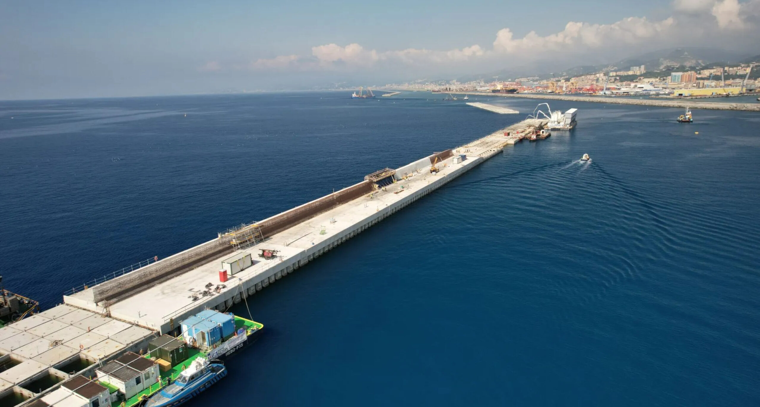 Nuova Diga di Genova: un nuovo traguardo per un’opera che sta ridisegnando il futuro del porto.